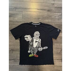 Vintage Nike Shirt Adult XL Black Let's Dance‎ Zombie Tee 90s Y2K